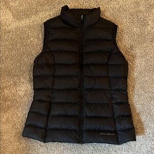 Eddie Bauer Women's Black Down Puffer Vest